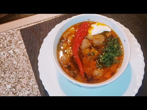 Видео: Мастава киймали| Рисовый суп с тефтелями| Узбекская кухня