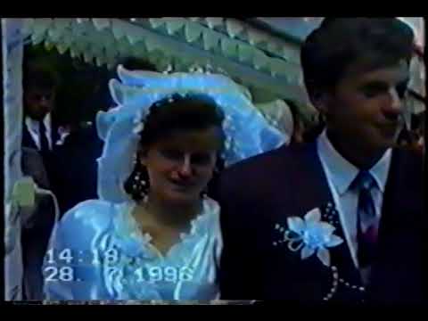 Видео: Весілля Саша-Таня с.Ридомиль УКР 1996р