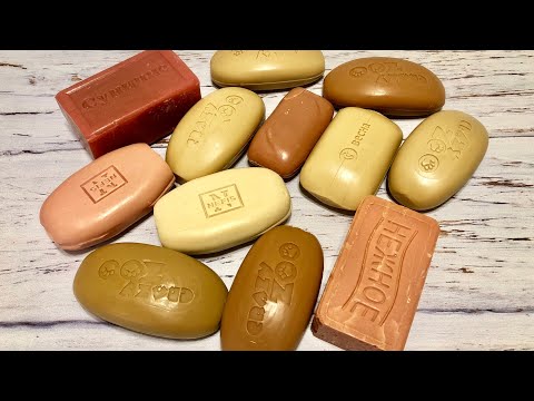 Видео: ASMR Soap/ cutting rancid soap/ резка прогорклого мыла