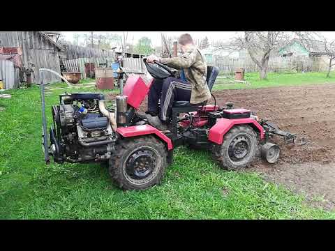 Видео: Обзор окучника и нарезка борозд под картошку