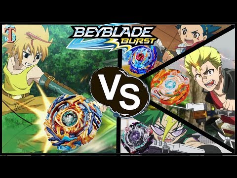 Видео: Бейблэйд БИТВА Фафнир Ф3 VS Волтраек В3, Роктавор Р3 и Сетомб С3 | Beyblade Burst Evolution 2 сезон
