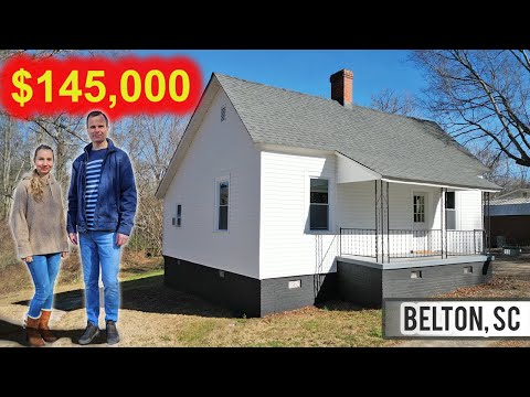 Видео: Жизнь в США. Дом - Флип. Неплохой способ заработать! Цена удивляет! Belton, Южная Каролина. 🏠👍😎