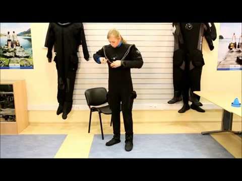 Видео: Whites Fusion. Как правильно надевать сухой гидрокостюм Whites Fusion