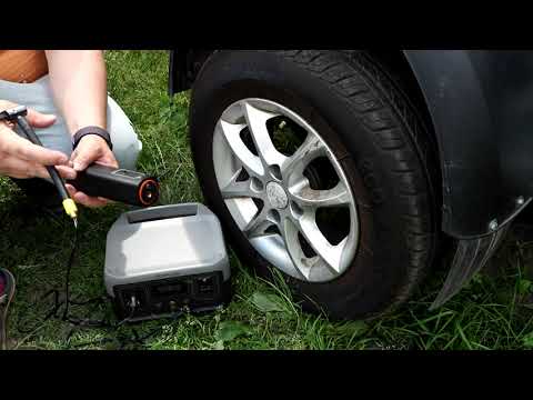 Видео: Автомобільний компресор Baseus Super Mini Inflator Pump