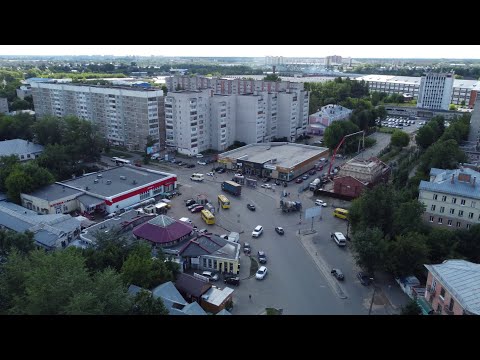 Видео: Иваново. Площадь Меланжистов, вид с квадрокоптера в 4к.