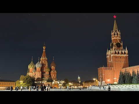 Видео: Прогулка по Москве в прямом эфире