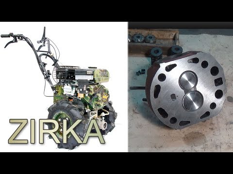 Видео: Новая, но требует ремонта. Мотоблок Zirka