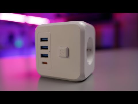 Видео: Тройник для розетки с USB и Type C