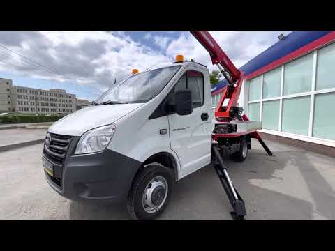 Видео: Газель Next автогидроподъемник велмаш 180Т