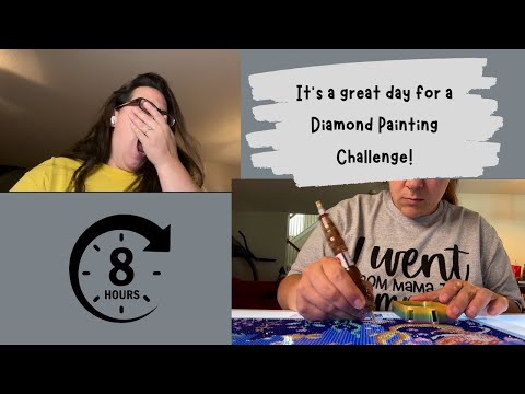 Видео: Отличный день для конкурса алмазной живописи!