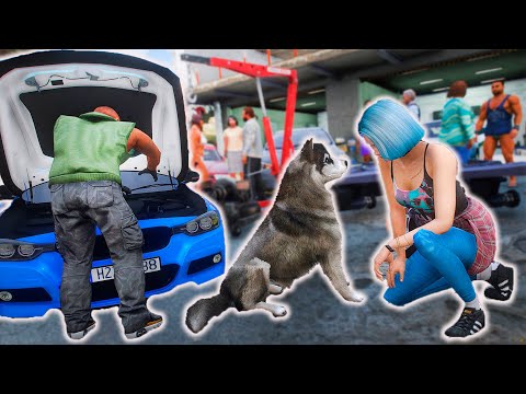 Видео: Джоннидің көлік жөндеу жұмысы мен дрифті (GTA5)