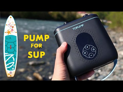 Видео: TOPUMP TPS260 | Портативный НАСОС для SUP |  Электрический насос для Сапа и лодки