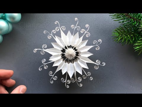 Видео: Как сделать объёмную звезду из бумаги ⭐