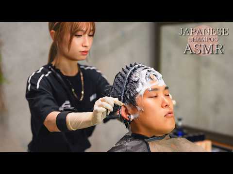 Видео: Полная Компиляция Идеального Мытья Головы и Массажа от Японского Парикмахера 💆‍♂️ ASMR