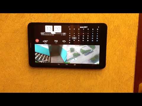 Видео: Планшет-метеостанция, система видеомониторинга для дома