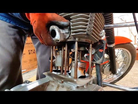 Видео: ЯВА 638  Снимаем Цилиндры Спустя 11 ЛЕТ СЕРИЯ 1 |JAWA 350\638 Engine repair