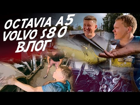 Видео: VLOG! SKODA OCTAVIA И VOLVO S80 ПЕРЕДЕЛЫВАЕМ ПОСЛЕ РУКО*ОПОВ!