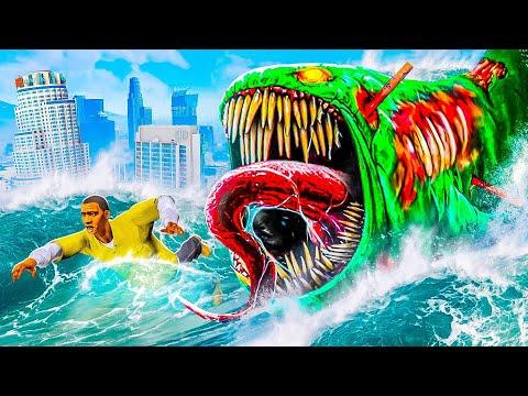 Видео: ДРЕВНИЙ ЛЕВИАФАН ПРОБУДИЛСЯ! МОНСТР МОРЕЙ В ГТА 5 МОДЫ! ОБЗОР МОДА GTA 5 MODS! ГТА ОНЛАЙН ВИДЕО ИГРЫ