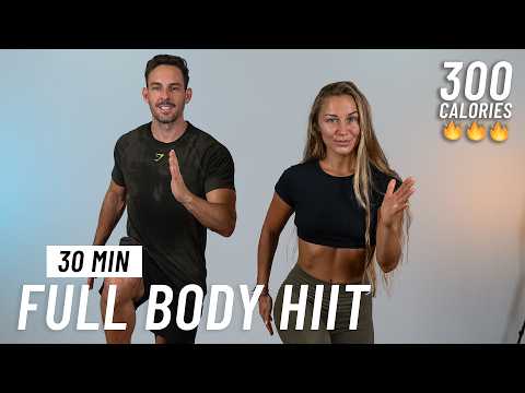 Видео: 30-МИНУТНАЯ HIIT-ТРЕНИРОВКА НА ВСЁ ТЕЛО - БЕЗ ПРЫЖКОВ - Без оборудования, без повторений