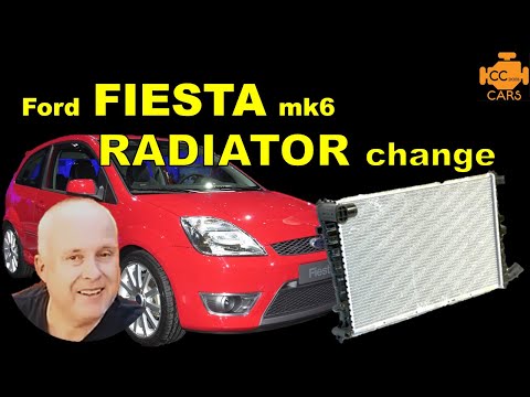 Видео: Замена радиатора Ford Fiesta | Снятие радиатора Fiesta - 02-08