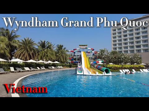 Видео: Wyndham Grand Phu Quoc, Grand World Phu Quoc, пляж с морскими звездами