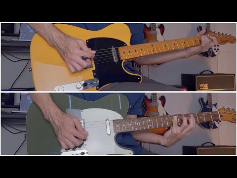 Видео: Давайте сравним Squier Classic Vibe Telecasters 50-х и 60-х годов.