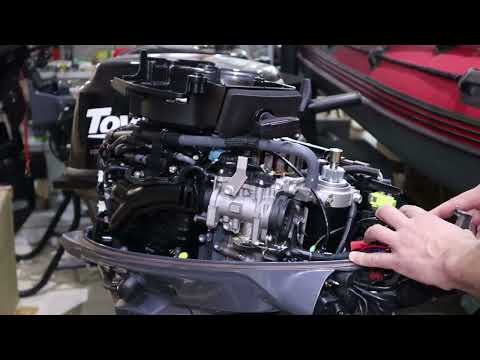 Видео: Электрозапуск на YAMAHA F25G