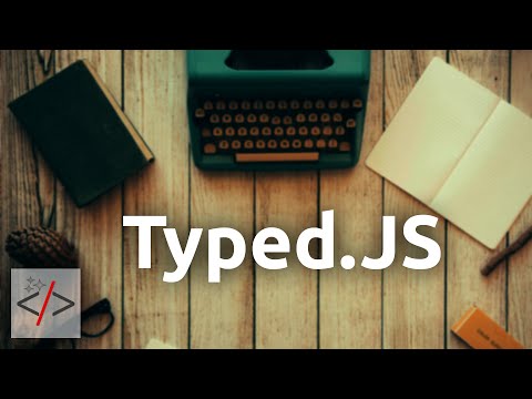 Видео: Typed js -  эффект печатания текста на сайте