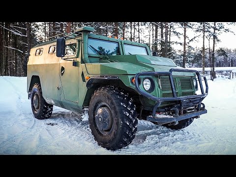 Видео: БРОНЕАВТОМОБИЛЬ ТИГР - хищная киска