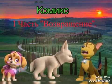Видео: Комикс для канала "Skye paw patrol" Часть 1 "Возвращение".