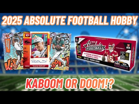 Видео: ЗАКОНЧИТСЯ С БУМОМ!? 🤯💥 Открытие Panini Absolute Football Hobby Box 2025!