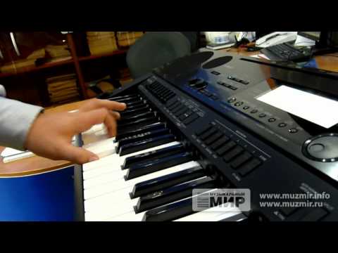 Видео: Клавишный синтезатор CASIO CTK-7000