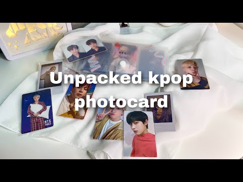 Видео: 🌌распаковка k-pop карт | bts, enhypen | unpacking kpop photocard