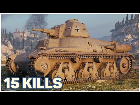 Видео: Pz.Kpfw. 38H 735 (f) – 15 ФРАГОВ