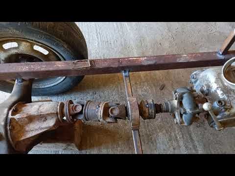 Видео: Самодельная самоходная тележка. Часть 1.