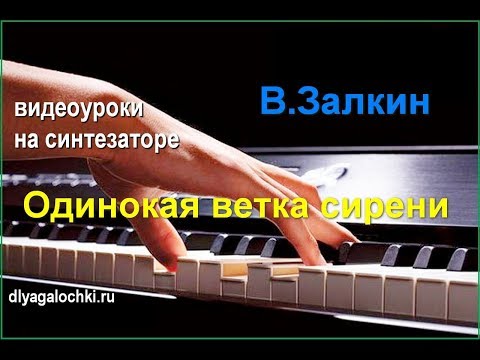 Видео: Видеоурок на синтезаторе Одинокая ветка сирени