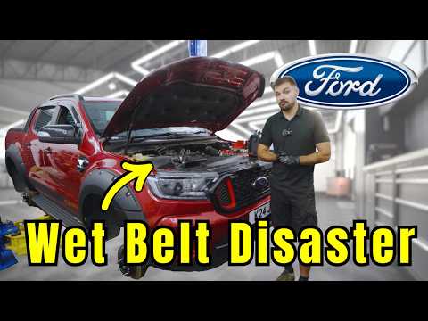 Видео: Ford нужно это исправить! Катастрофа с мокрым ремнём на 2.0 Ranger