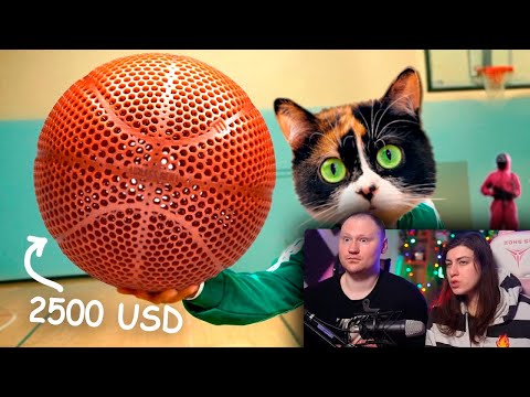 Видео: Я СОЗДАЛ БЕЗВОЗДУШНЫЙ МЯЧ - СТОИМОСТЬЮ В 2500 ДОЛЛАРОВ!| РЕАКЦИЯ на SlivkiShow