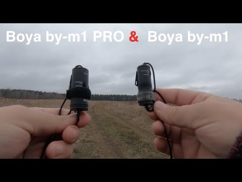 Видео: Boya by-m1 PRO - пора покупать? Сравнить петличный микрофон Boya by-m1 с  Boya by-m1 PRO. Петлички