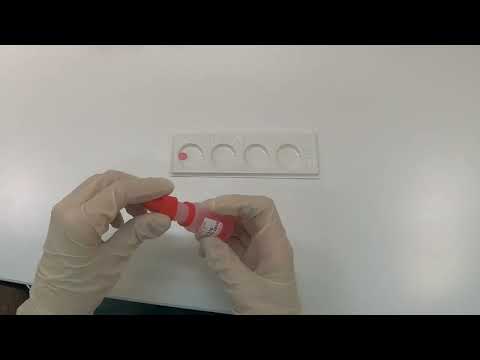 Видео: Определение группы крови АВ0 прямым методом и антигена D на плоскости