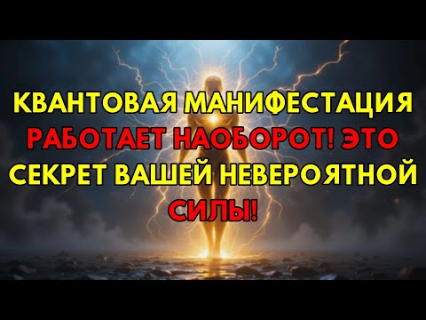 Видео: Вот Почему Квантовая Манифестация Работает Наоборот И Ее Мощь Перевернет Вашу Жизнь Навсегда