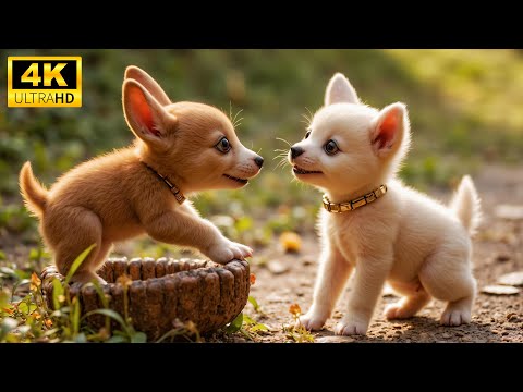 Видео: Мягкие сердца природы | Детёныши животных 4K и звуки спокойствия, расслабляющая музыка