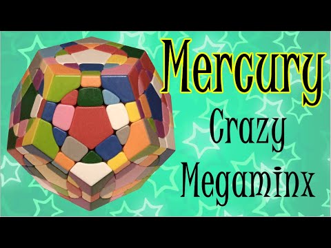 Видео: Circular Megaminx Crazy MERCURY, Циркулярный Мегаминкс Крейзи МЕРКУРИЙ сборка, tutorial, sengso, mf8