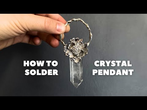 Видео: КАК ПРИПАЯТЬ КУЛОН ПАЯЛЬНИКОМ | ПАЙКА КРИСТАЛЛИЧЕСКИХ КУЛОНОВ