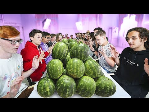 Видео: КТО БОЛЬШЕ СЪЕСТ АРБУЗОВ, ПОЛУЧИТ 5000 S !
