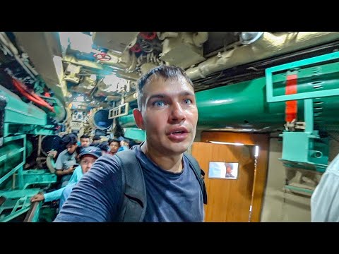 Видео: Русская подводная лодка у берегов Индии | Russian submarine off the coast of India #37