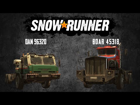 Видео: SnowRunner Обзор BOAR 45318 и DAN 96320