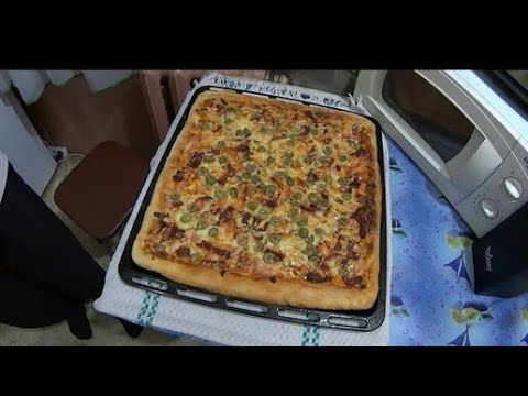 Видео: =Хочу Пожрать= Пицца пацанская / Самая большая и очень вкусная