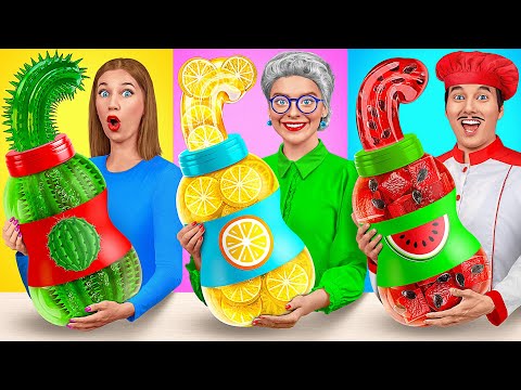 Видео: Кулинарный Челлендж: Я против Бабушки | Битвы с едой от Mega DO Challenge