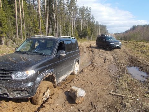 Видео: UAZ Patriot.  Ищем предел проходимости стокового патриота